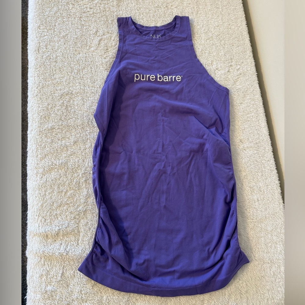 Pure Barre Nux Tank Top Purple MEDIUM